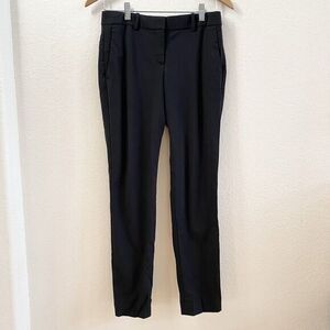 Theory Women's Black Wool Blend Dress Trouser Classic Pants Size‎ 4